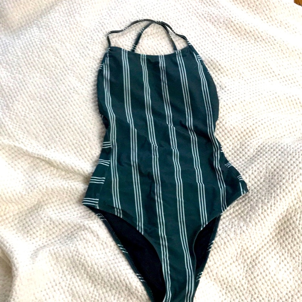 Cupshe Swimsuits M Stripe
